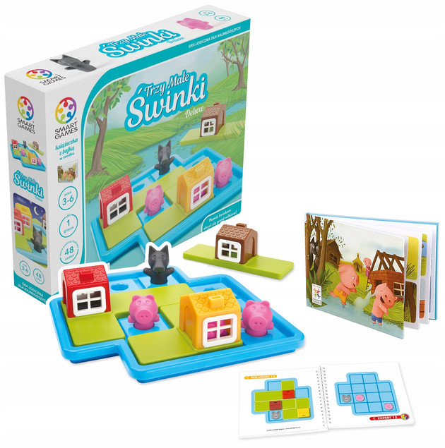 TRZY MAŁE ŚWINKI Gra Logiczna Polska Edycja 3+ Smart Games