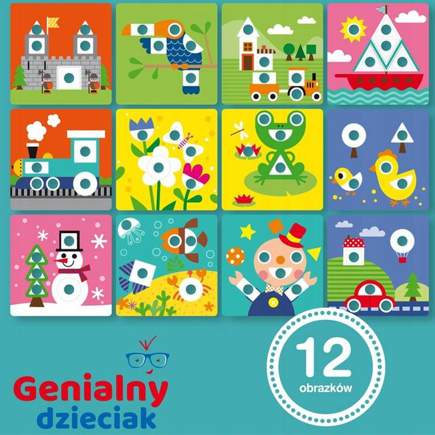 Mozaika geometryczna 22 elementy