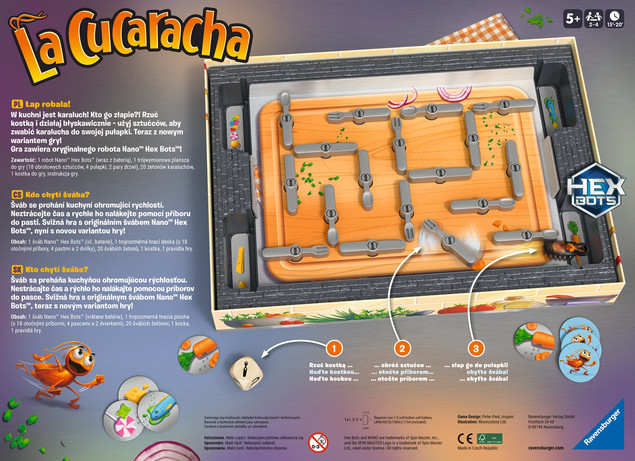 Gra Planszowa Ravensburger La Cucaracha: Zamieszanie w Pułapkach 226894