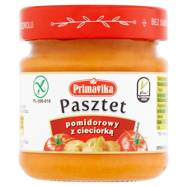 Pasztet pomidorowy z cieciorką 160 g Primavika