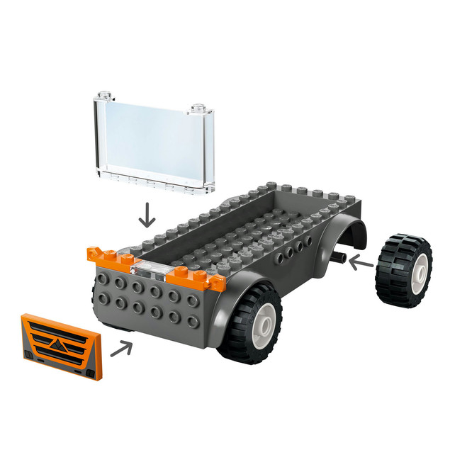 LEGO City 60491 Laweta z Motocyklami Ciężarówka Transporter 4+