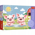 Trefl Puzzle 30 el. Wesołe życie na wsi – Ekologiczne Puzzle dla Dzieci 3+