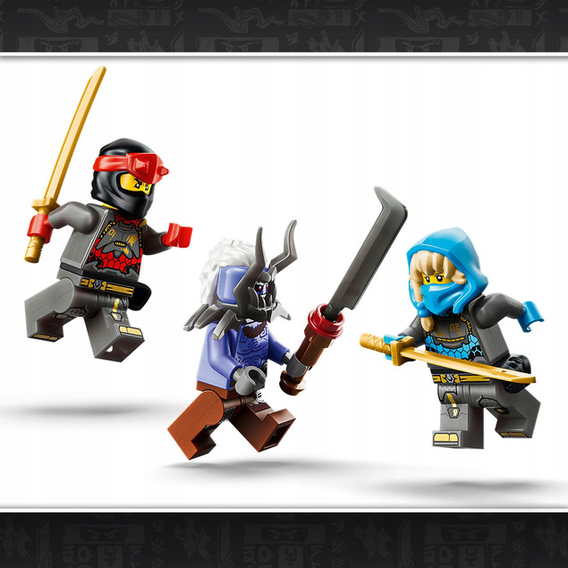 LEGO NINJAGO 71870 Tytanowe Roboty Mechy Kai Nya – Zestaw Klocków