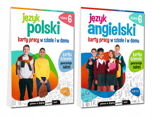 Język polski. Karty pracy w szkole i w domu. Klasa 6