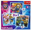 Puzzle 3w1 Układanka Pieski PSI PATROL Moc Mighty Pups Pies 3+ Trefl 34869