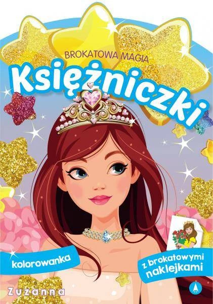 MALOWANKI KOLOROWANKI Z NAKLEJKAMI KOLOROWANKA Z TAUAŻAMI KSIĘŻNICZKI