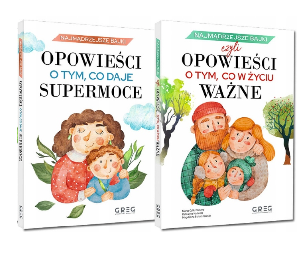 Zestaw 2 Ppowieśći o tym co ważne w życiu, co dają super moce