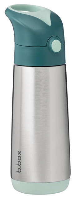B.BOX Bidon Termiczny ze Słomką dla Dzieci Emerald Forest 500 ml
