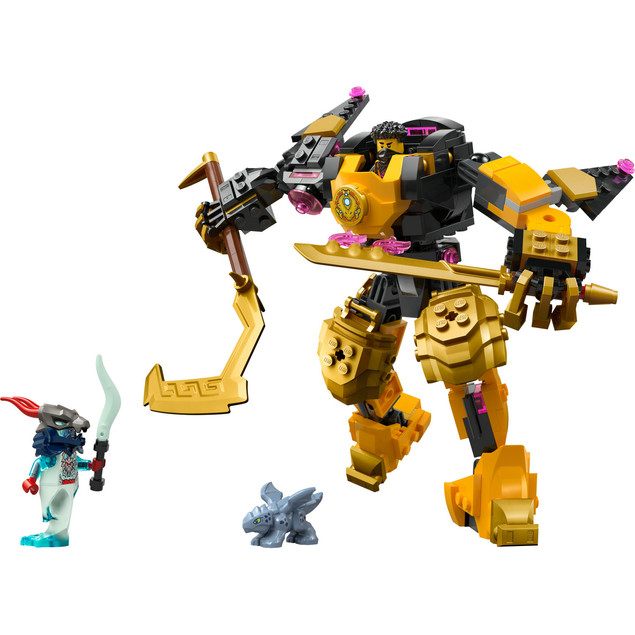 LEGO NINJAGO 71839 Arin i Robot Bojowy Spinjitzu – Modułowy Mech Ninja