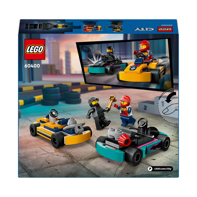 LEGO City Gokarty i Kierowcy Wyścigowi 99 el. 5+ 60400