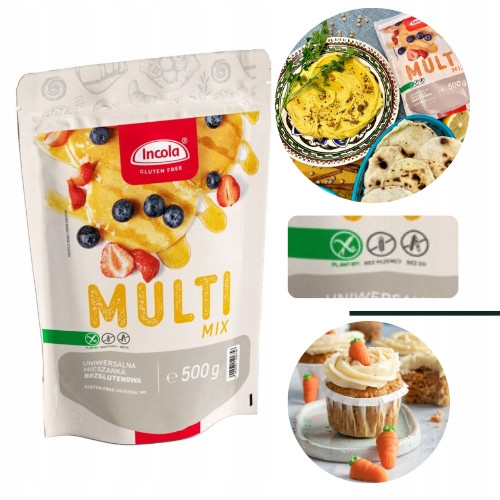 Mieszanka na wypieki uniwersalna bez glutenu Incola 500 g