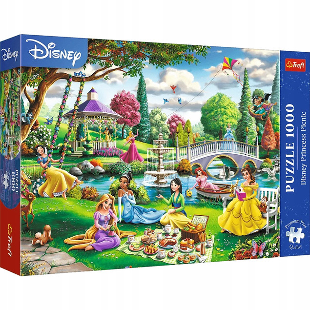 Puzzle Trefl 1000 elementów Piknik z Księżniczkami Disney