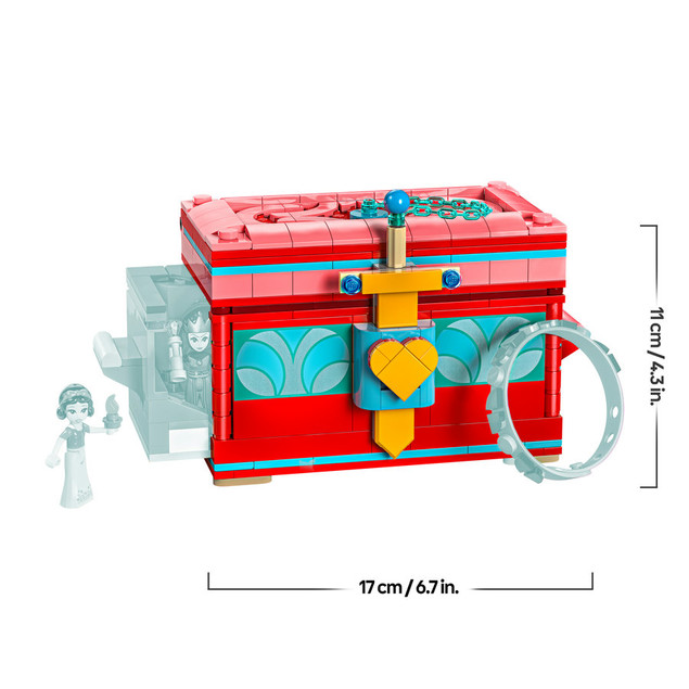 LEGO® Disney Princess 43276 Szkatułka na Biżuterię Królewna Śnieżka + Zła Królowa