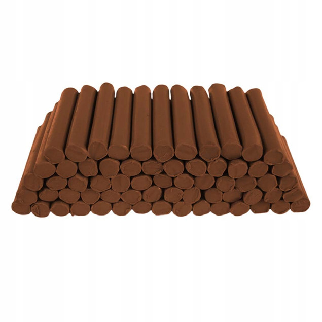 PLASTELINA SZKOLNA MONA 1kg BRĄZOWA