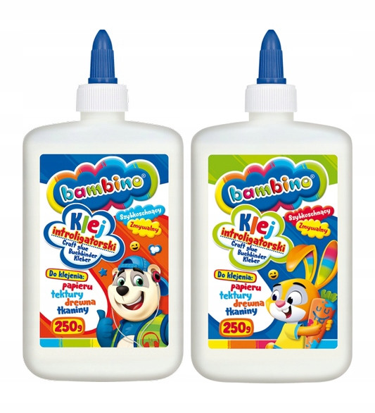 2x Klej INTROLIGATORSKI Szybkoschnący 250ml Bambino
