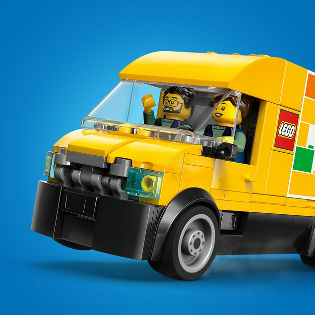 LEGO City 60500 Dostawczak LEGO – Furgonetka Kurierska z Minifigurkami