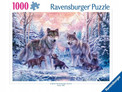 Puzzle 1000 Śnieżne wilki