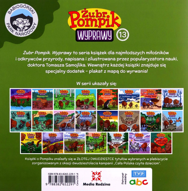 Żubr Pompik. Wyprawy. Tom 13. Żubrza góra Tomasz Samojlik