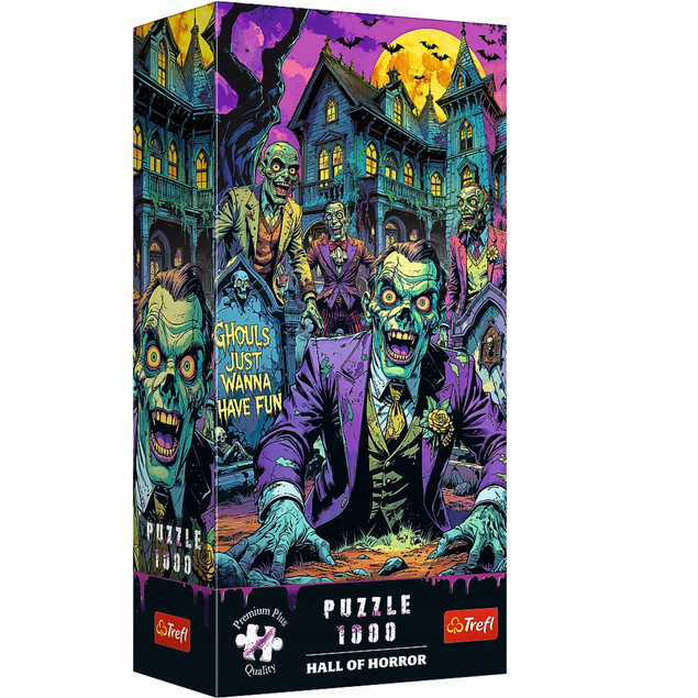 Trefl Puzzle 1000 El. Hall of Horror Układanka Zombie 12+