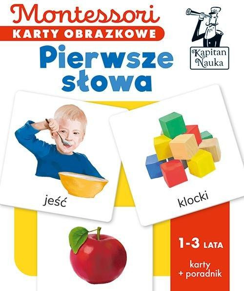 Montessori Karty Obrazkowe Pierwsze Słowa 1+ Kapitan Nauka