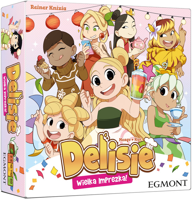 Gra planszowa Delisie. Wielka imprezka Egmont