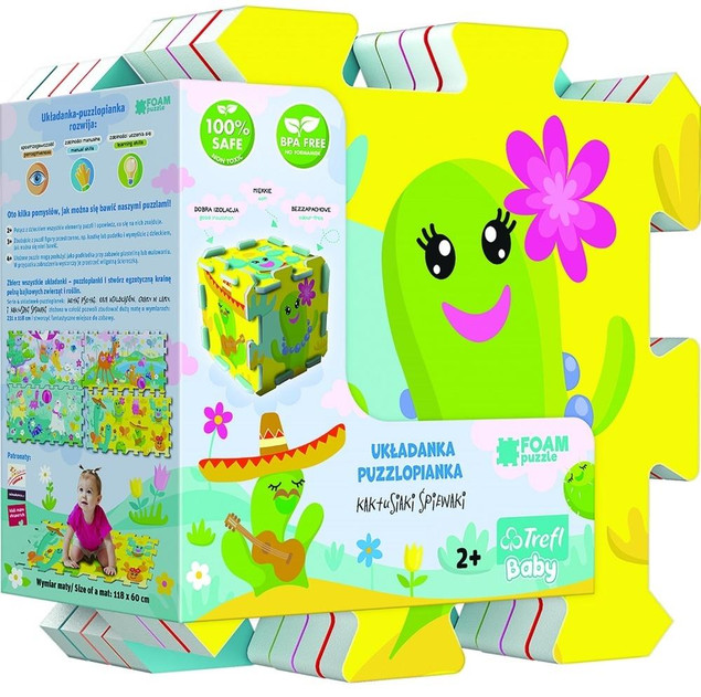 TREFL 61265 Układanka Puzzlopianka Kaktusiaki Śpiewaki