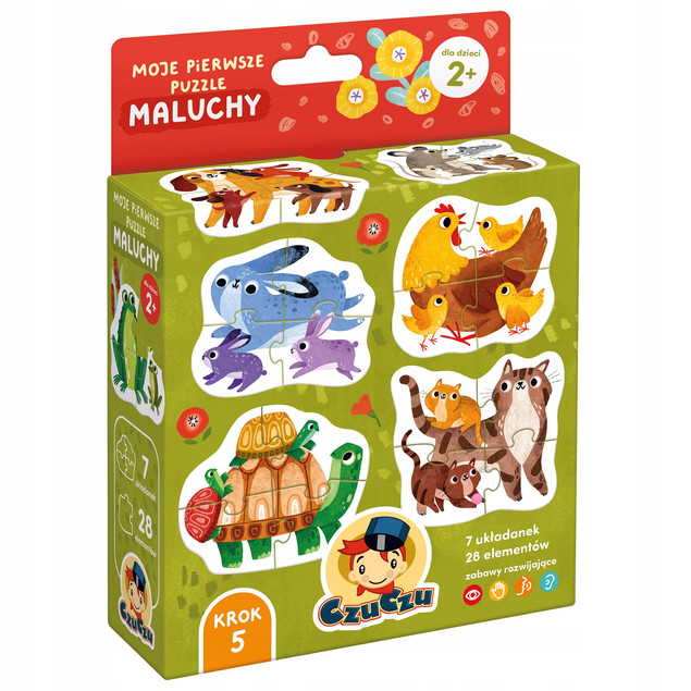 Moje Pierwsze Puzzle Zwierzaki – CzuCzu