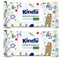 KINDII Chusteczki NAWILŻANE Natural Balance 60 szt. z Klapką x2