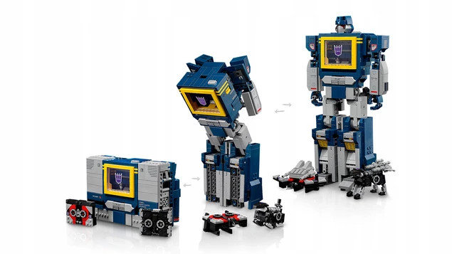 LEGO Icons 10358 Transformers: Soundwave Model Kolekcjonerski_5