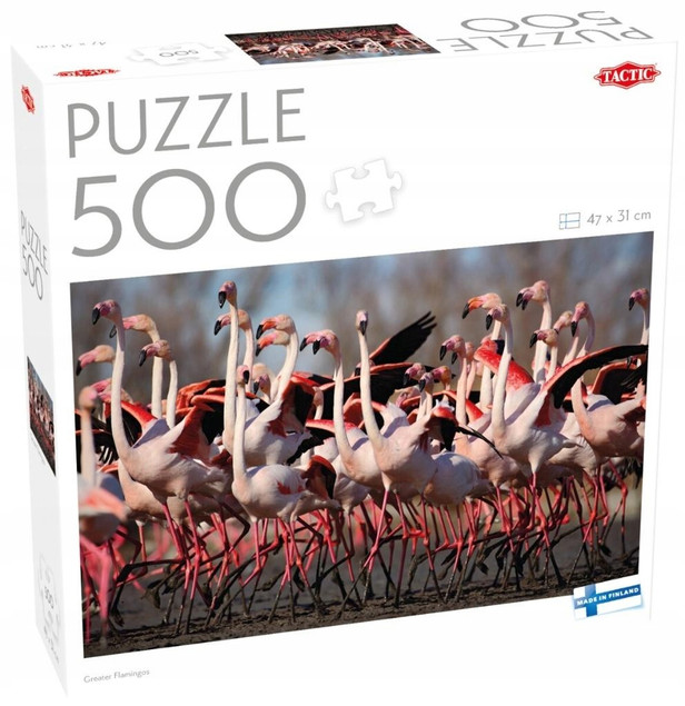 Puzzle 500 Tactic: Duże Flamingi – Relaksacyjna Układanka