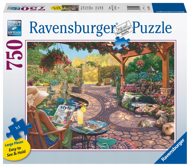 Puzzle Ravensburger 750 elementów Piękne podwórko