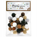 POMPONY DO DEKORACJI, PRAC PLASTYCZNYCH PETS 35 szt. INTERDRUK