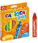 Kredki Baby Grube PASTELOWE Dla Dzieci 2+ Carioca