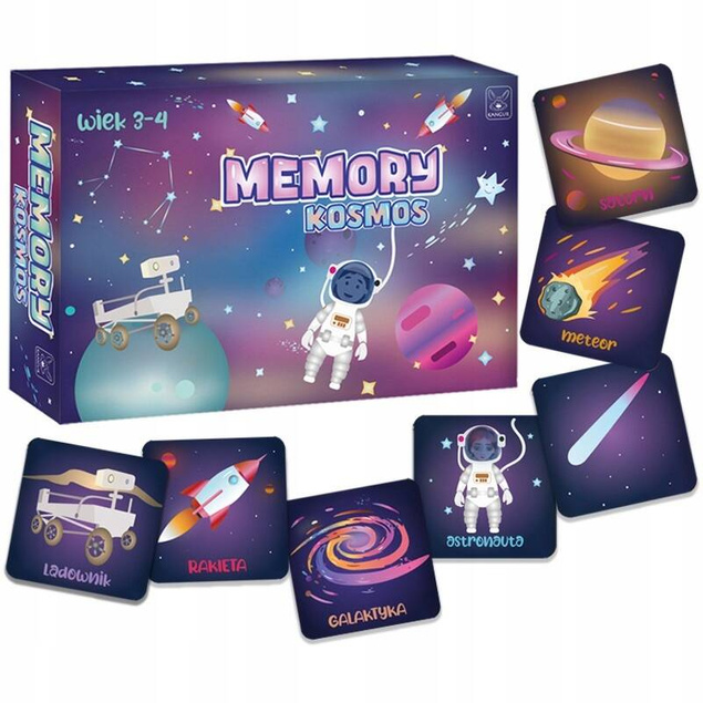 Memory Kosmos Rodzinna Gra Pamięciowa Dla Dzieci 3-4+ Kangur