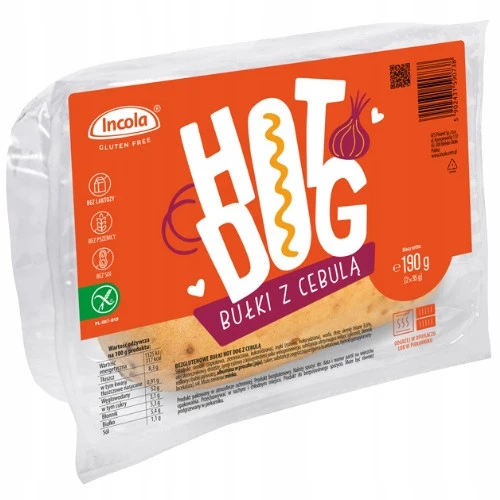 Bułka Hot Dog Incola bez alergenów