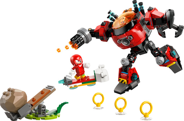 Klocki LEGO Sonic 77005 Knuckles kontra Dr. Eggman Mech Ruchomy Kokpit 8+