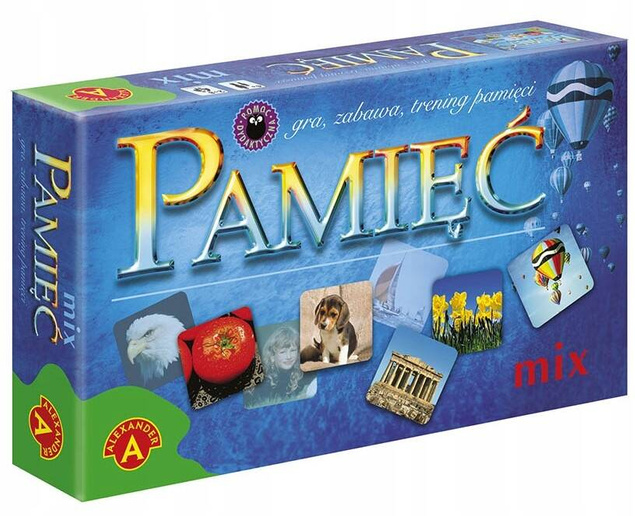 Memory Pamięć Gra Pamięciowa Dla Dzieci Spostrzegawczość 4+ Alexander 0129