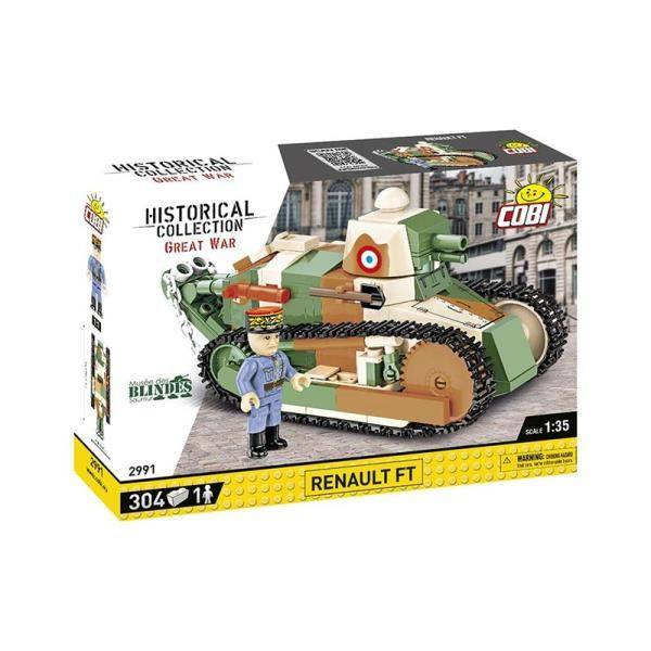 COBI 2991 Historical Collection Great War Francuski czołg Renault FT 304 klocki