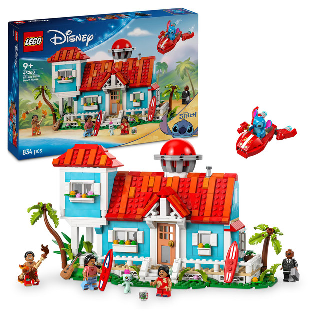 Klocki LEGO® Disney 43268 Domek na plaży Lilo i Stitcha