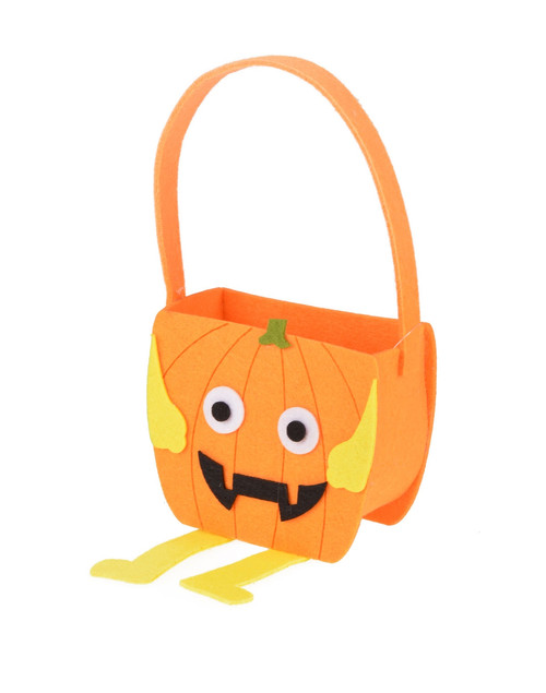 Halloweenowy koszyczek Potworek na słodkości