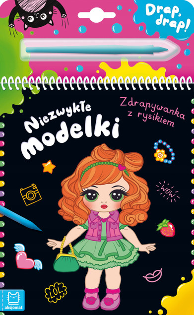 Niezwykłe Kotki Zdrapywanka z Rysikiem Anna Podgórska