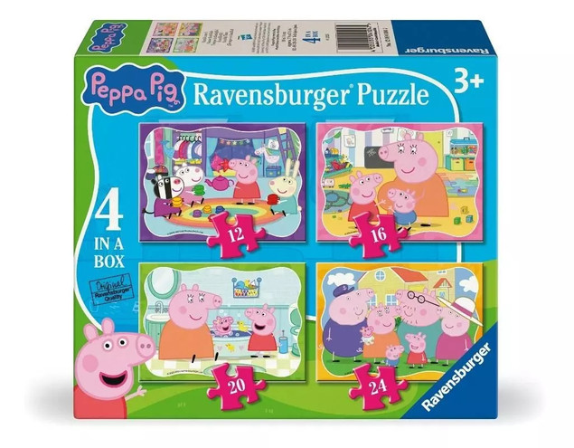 Puzzle dla dzieci 2D Rodzinne chwile Peppy 12/16/20/24 el.