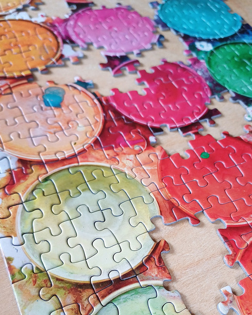 Puzzle Tactic 500 Water Colors - Akwarelowy Obraz 47x31cm