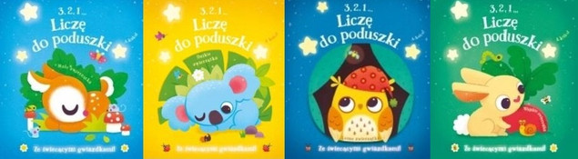 3 2 1. Liczę do poduszki. Małe zwierzątka Praca zbiorowa