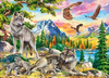 Puzzle 300 Wolf Family and Eagles CASTOR