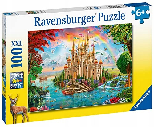 Puzzle XXL 100 Tęczowy zamek Ravensburger