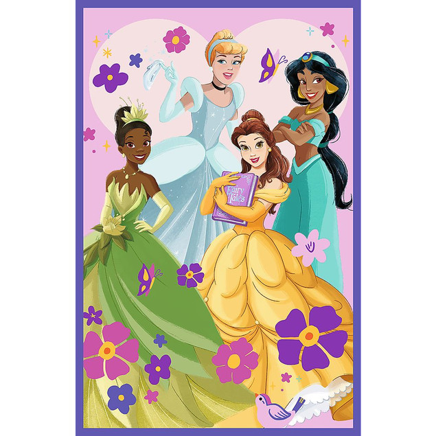 Puzzle Księżniczki Disney Trefl + 3 układanki po 80 el.