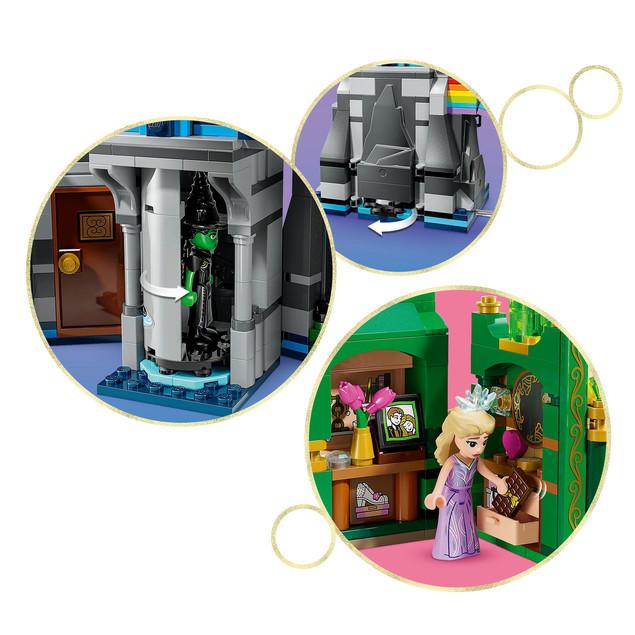 Klocki LEGO Wicked 75689 Emerald City & Kiamo Ko Castle Zamek – 860 El.
