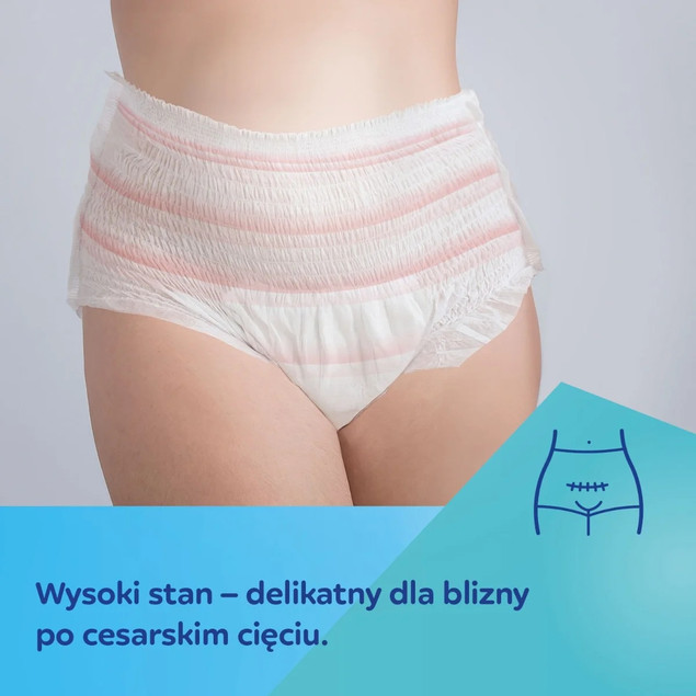 CANPOL Jednorazowe Majtki z PODKŁADEM POPORODOWYM 2w1 L/XL 5szt. 78/012