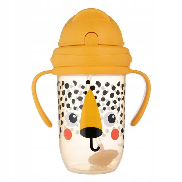 Kubek niekapek Canpol Babies 270 ml gepard 6m+
